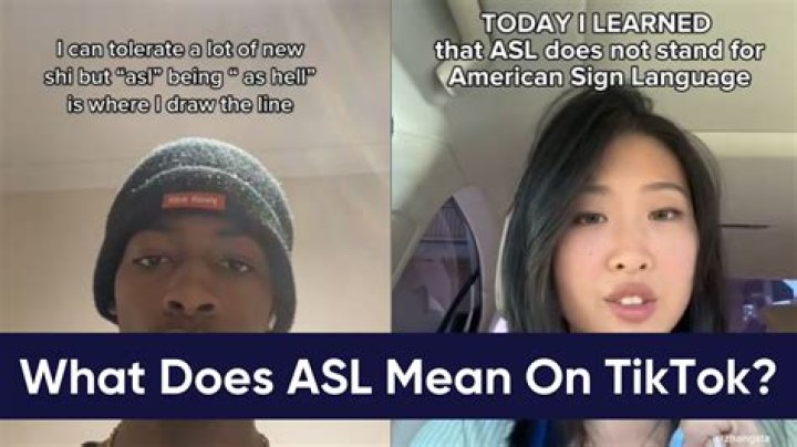 Understanding ASL: What Does ASL Mean on TikTok?